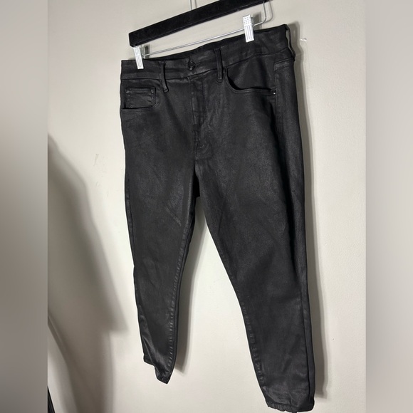 GOOD AMERICAN good legs coated ankle skinny jeans size15/33 - Picture 16 of 16
